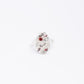 Oval Signet - Red Gems