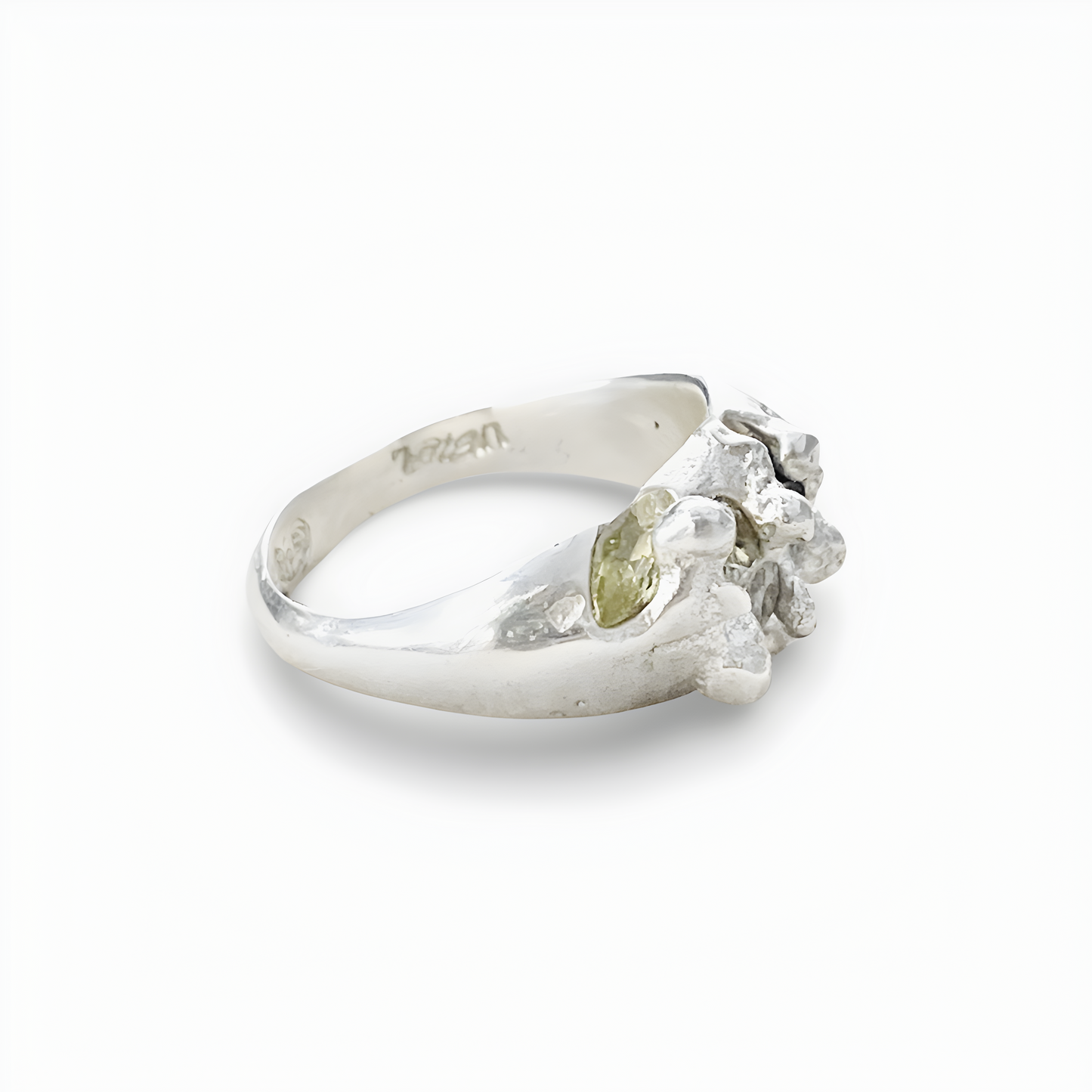 PURPLE AND GREEN BUBBLE RING