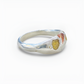 BUBBLE YELLOW SAPPHIRE ROUGH CUT RING