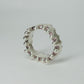 CATERPILLAR WAVY RING - PINK GEMS