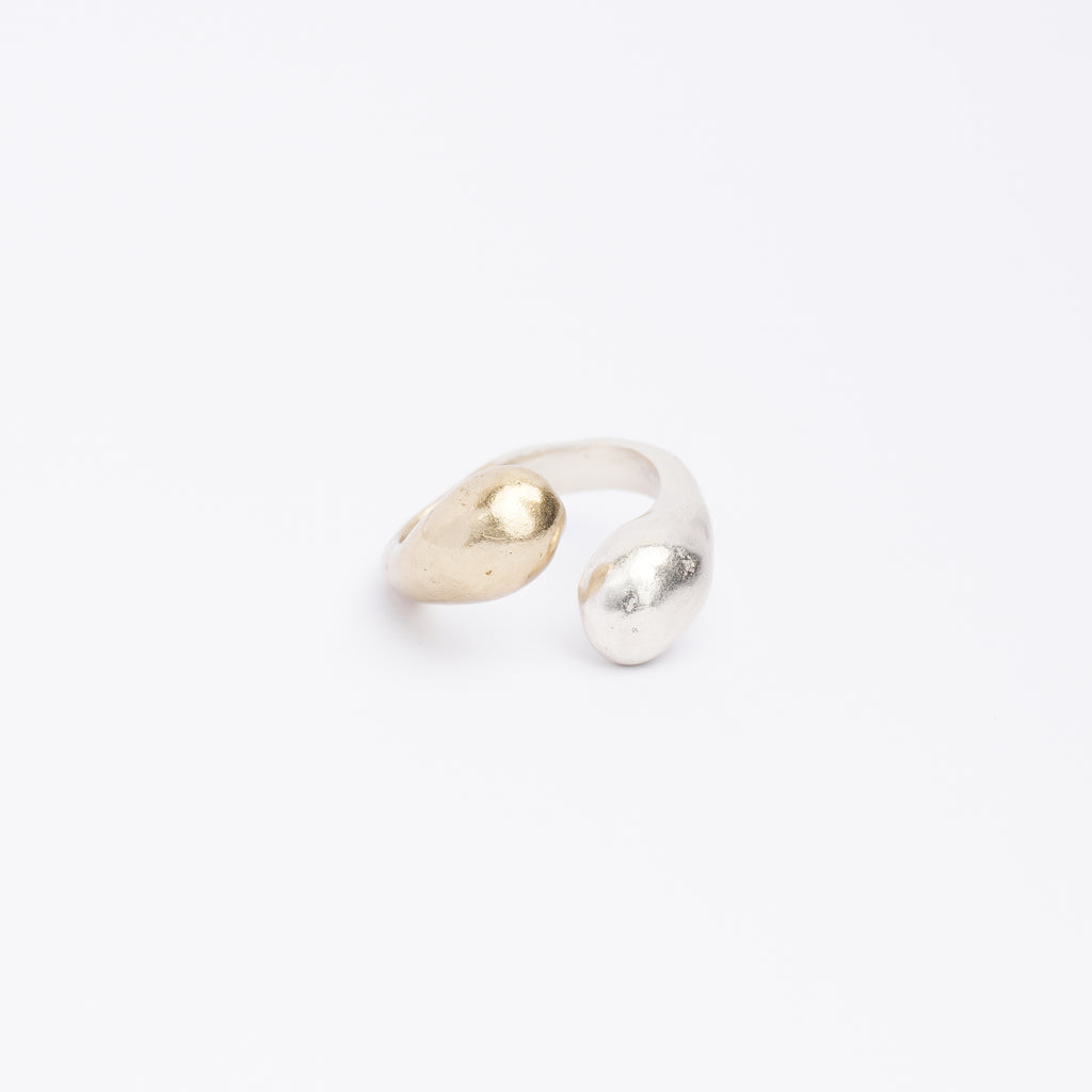 TWO-TONE OPEN RING