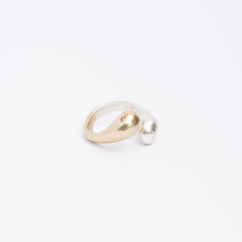 TWO-TONE OPEN RING